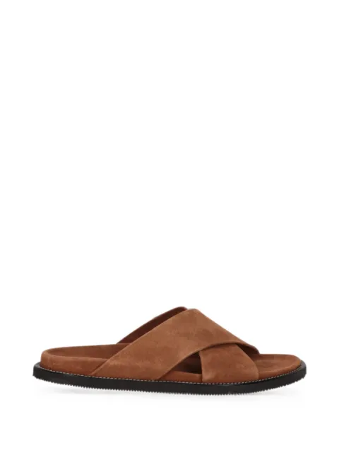 Todd Snyder criss-cross strap sandals Brown SND002203