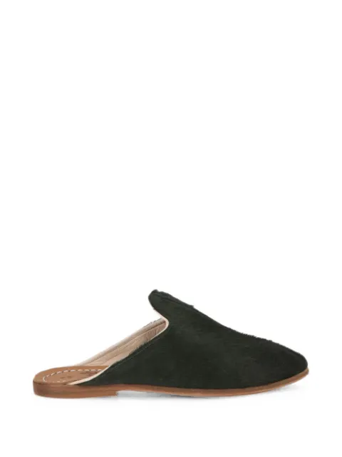 Todd Snyder leather open-back mules Black 304312