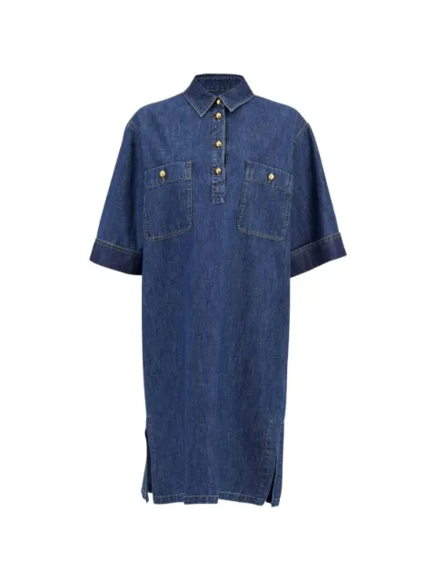 Valentino Garavani pocket-detail shirt dress Blue BDA02U7MR