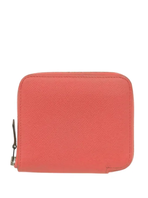 Hermès Pre-Owned 2020 Epsom Silk In Compact Wallet small wallets Pink 9CESBAS7ZZ077X2N