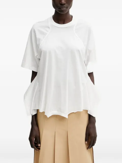 Undercover ruffled-trim T-shirt White UP1F1805