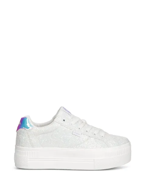 Buffalo Buffalo Paired Glam glitter-detail sneakers White 1636401