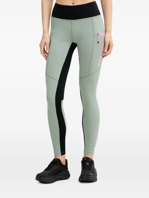 BOGNER FIRE+ICE Candra logo-print panelled leggings Green 14928019