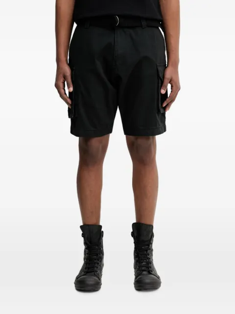 Alpha Industries belted cargo shorts Black 266251