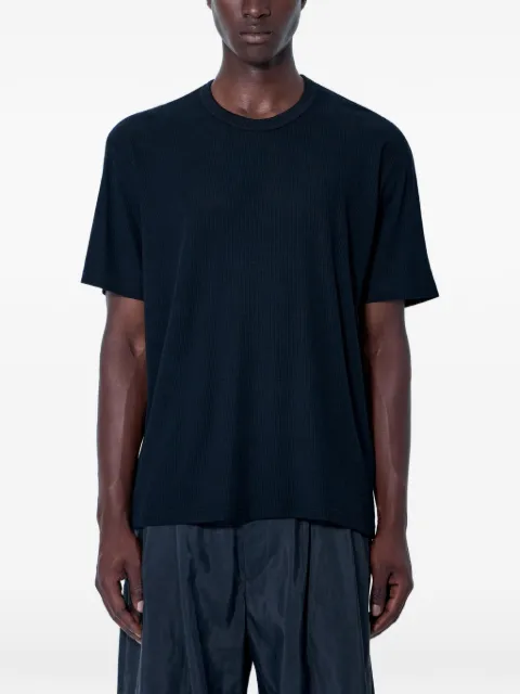 ssstein ribbed cotton-jersey T-shirt Black ST1501BLACK