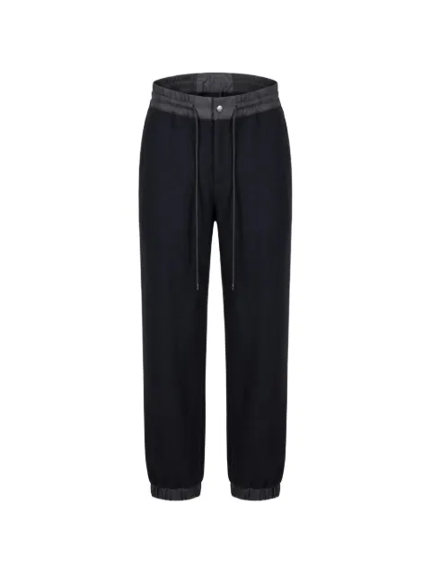 sacai Sponge drawstring track pants Black SCM328