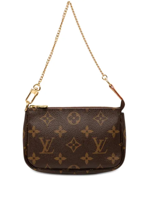 Louis Vuitton Pre-Owned 2011 Monogram Mini Pochette Accessoires handbag Brown Z1IOPVUGMDKHPE4J