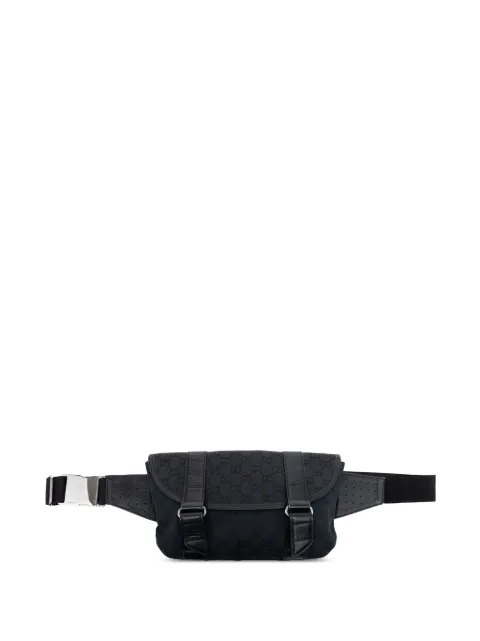 Gucci Pre-Owned 2000-2015 GG Canvas belt bag Black 60GR16Z1A27QZTVF