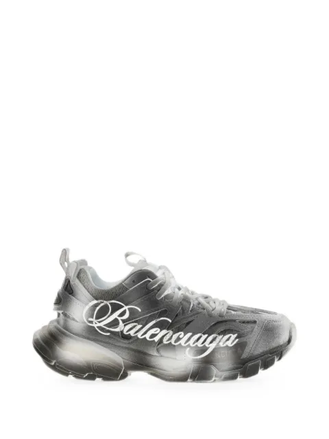 Balenciaga Track Stencil logo-detail sneakers Black 542436WTKIS