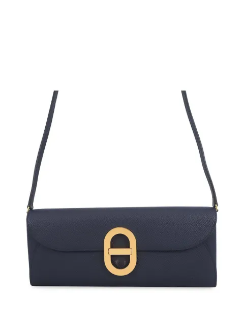 Hermès Pre-Owned 2023 Epsom Chaine d Ancre To Go Wallet crossbody bag Blue WL9XBR348JPHB5GP