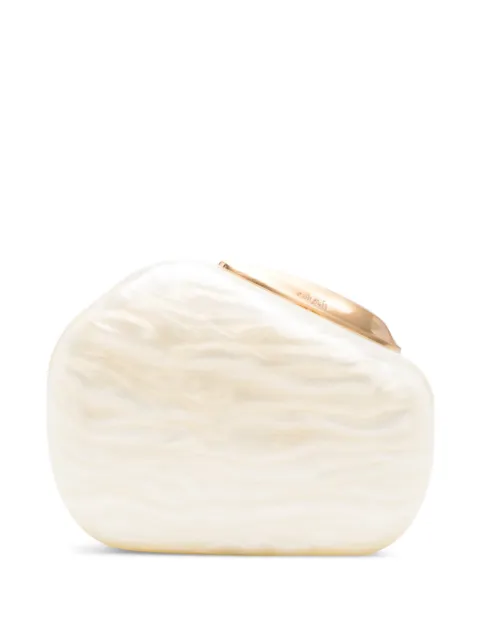 Cult Gaia Althea chain-link clutch bag Neutrals HDBCL1024AC1889