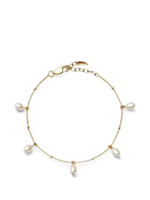 Missoma Baya pearl charm bracelet Gold PEGB4PL