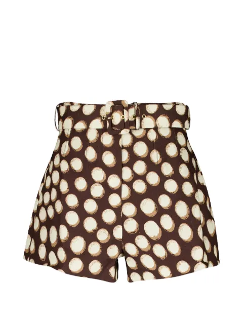 ALEMAIS Paula Corset shorts Brown 7697P