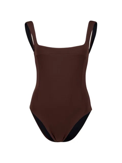 Haight Gabi square-neck swimsuit Brown 01020650