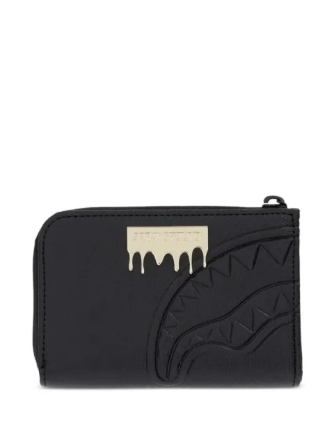 Sprayground Shark Mouth embossed wallet Black 910W9046