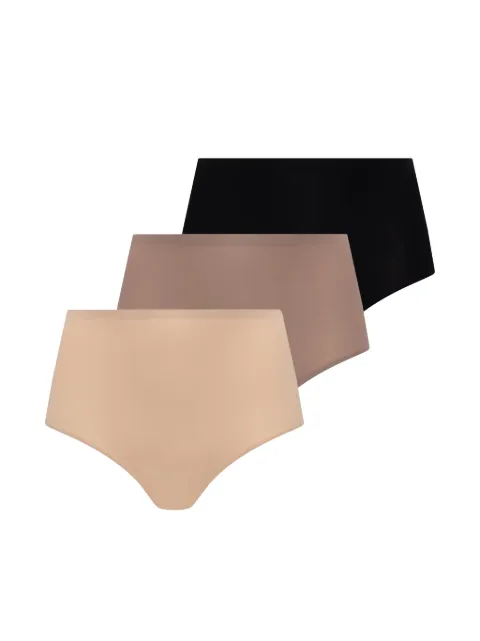 Chantelle seamless high-waisted briefs (set of three) Neutrals C10060