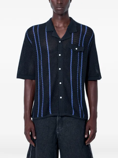 Vans open-knit short-sleeve shirt Black VN000TS4BLK1