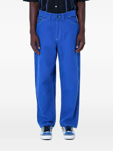 Vans contrast-topstitch wide-leg jeans Blue VN000TS2FRX1
