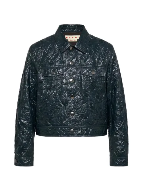 Marni button-up fitted jacket Green GIMA0337U0UTP817