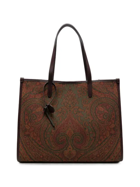 ETRO Paisley-print tote bag Brown WP1D0065AQ13A