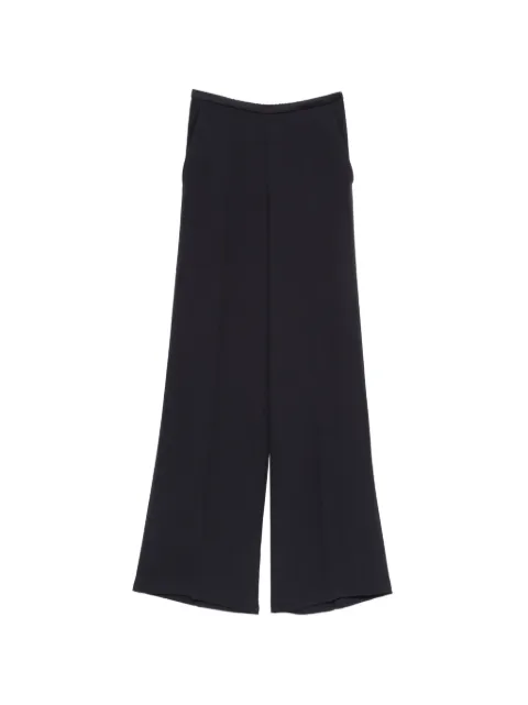 Forte Forte high-waisted satin-finish trousers Blue 15062MYPANTS