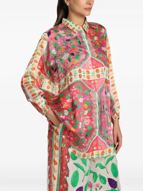 MIAU by Clara Rotescu floral-print shirt Pink SOLEIL