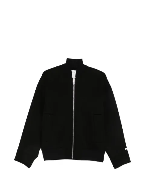 Sportmax zip-up wool jacket Black 26220860416