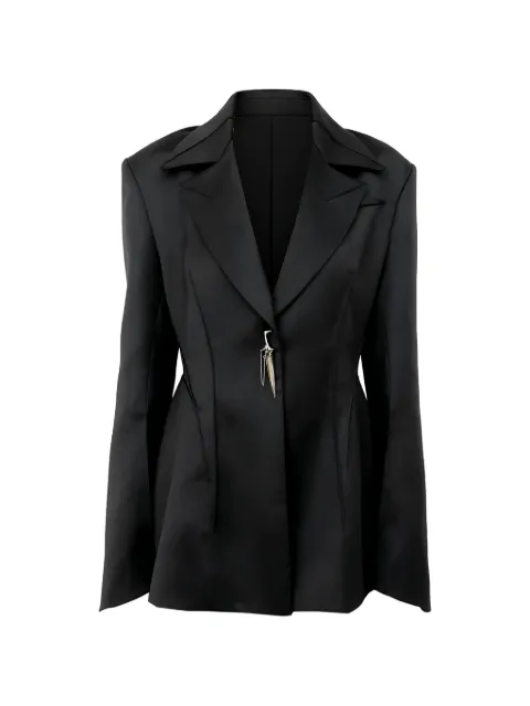 Grace Ling Knife Sheath blazer Black GLSS26G6105