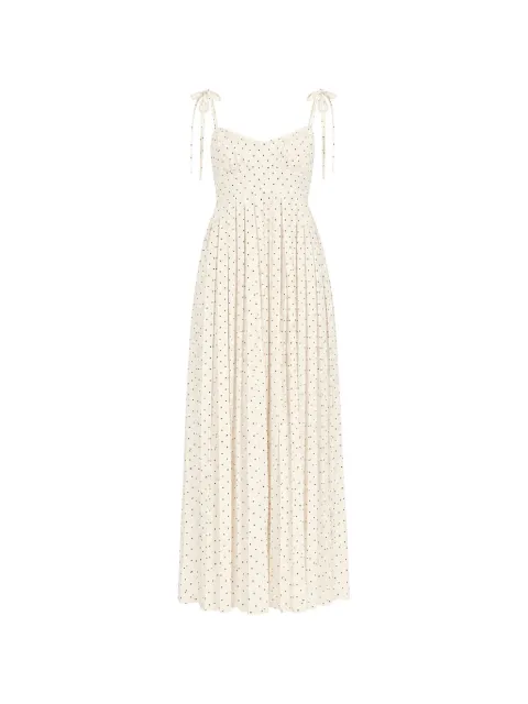 SOLAQUA Maggie maxi dress White 9011