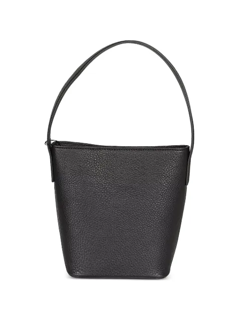 mizuiro ind grained leather bucket bag Black 128B00499