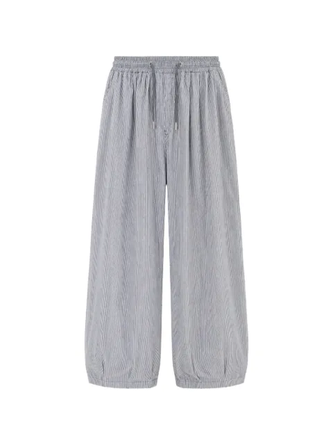 estudio niksen striped balloon trousers Blue SS265002