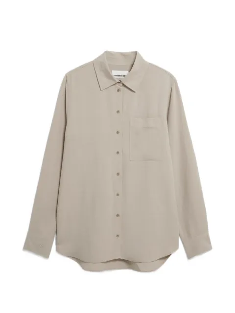 ARMEDANGELS chest-pocket button-up shirt Neutrals 30008118