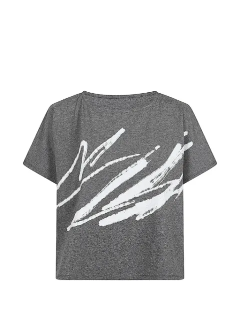 MOYURU graphic-print T-shirt Grey 261009