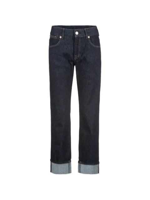 Herrlicher Marlies turn-up straight-leg jeans Blue 5410RRS01