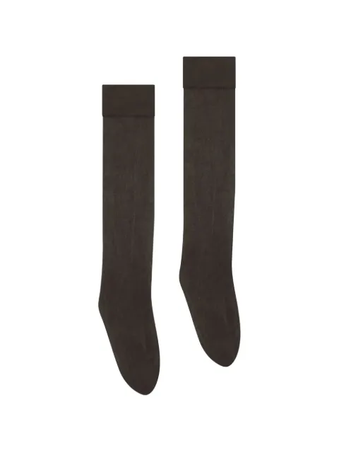 Wolford Touch satin knee-high socks Black 312067212