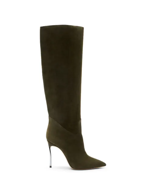 Casadei Blade knee-high boots Green 1S329Y100MC1832