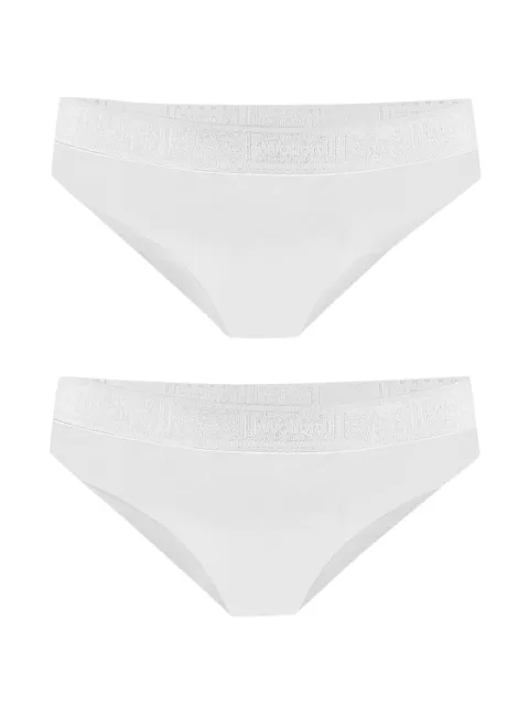 Wolford Pure logo-waistband briefs (set of two) White 516151156