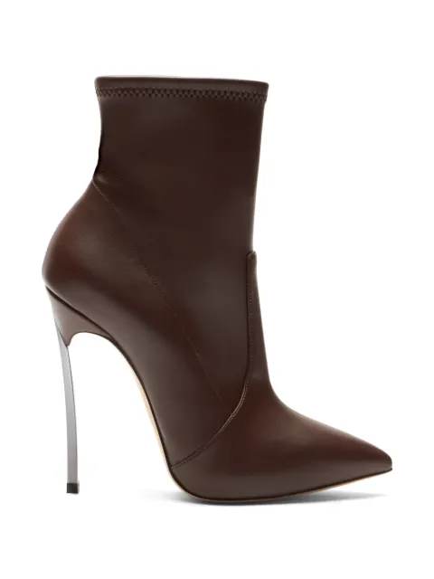 Casadei Blade pointed-toe ankle boots Brown 1R665E120MC2274