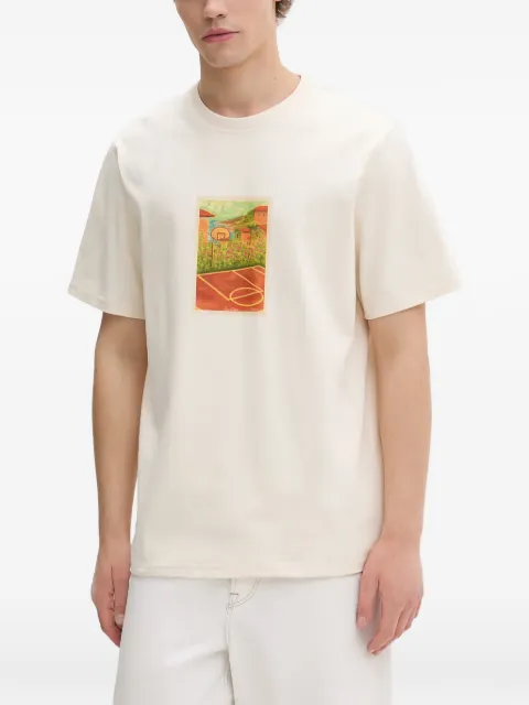 Les Deux graphic-print T-shirt Neutrals 1001981