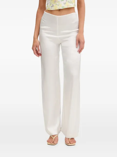 Bardot Devin mid-rise palazzo pants White 60336PB