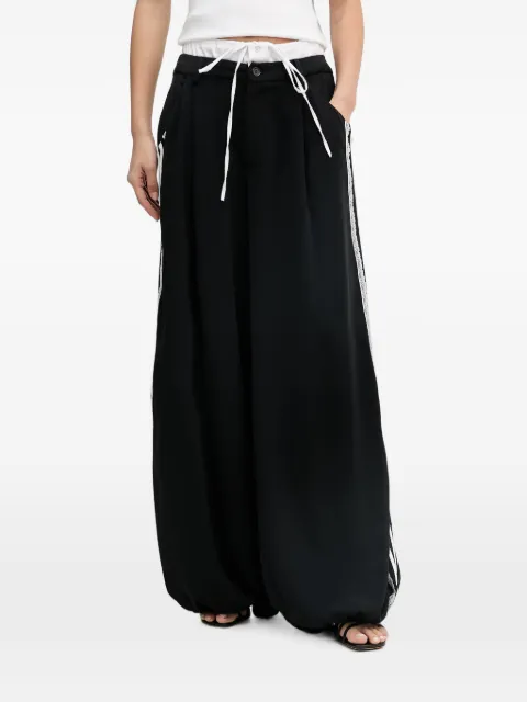 Aniye By Sandy side-stripe track pants Black 185101