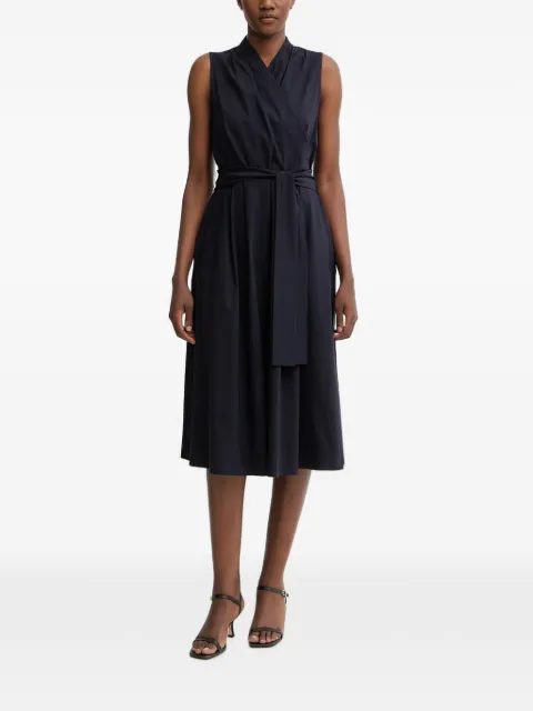 Joseph Ribkoff belted sleeveless midi dress Blue 262244