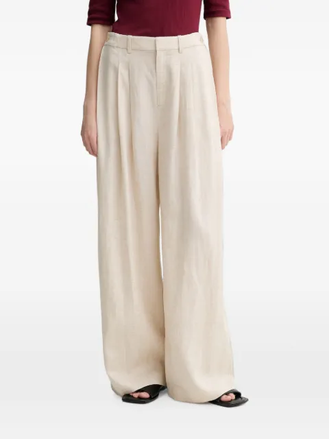 Gestuz GZriava wide-leg trousers Neutrals 10911251