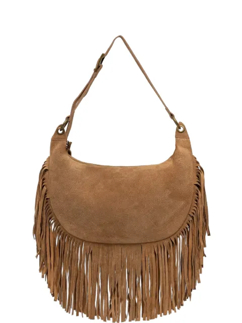 VICOLO fringe-trim suede shoulder bag Brown XAB0062