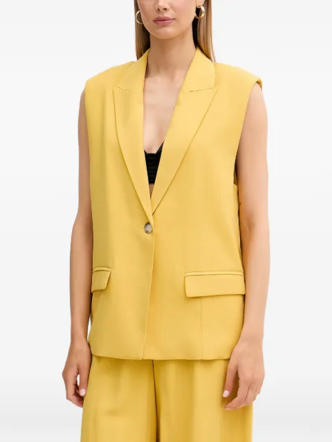 VICOLO single-breasted waistcoat Yellow TAB0036