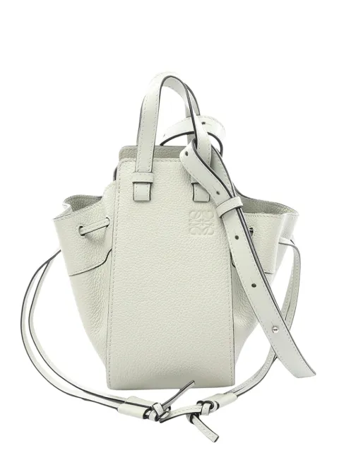 Loewe Pre-Owned 2010-2026 Mini Leather Hammock satchel Green G4JNVZ7O84V30RW8