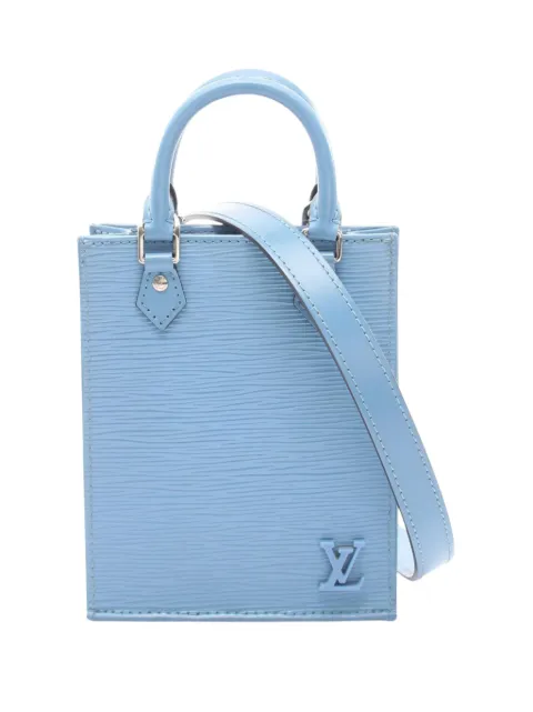 Louis Vuitton Pre-Owned 2020 Epi Petit Sac Plat satchel Blue D9P80Z11CPMCG9ZK