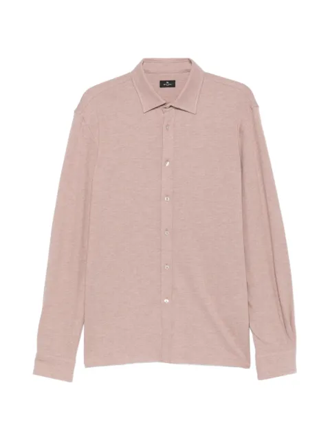 ETRO button-fastening long-sleeves shirt Pink MRIC007699JUE12