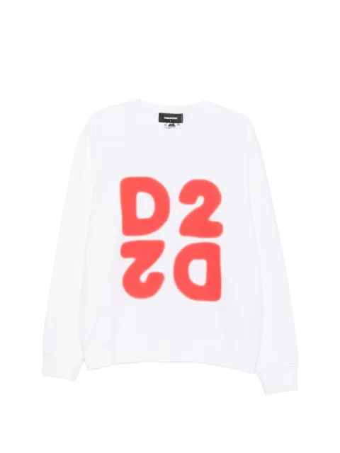 DSQUARED2 logo-print sweatshirt White S74GU0976D25028