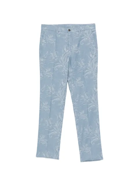 ETRO paisley-print trousers Blue MREA000599TJE11
